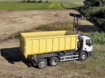 Système de bâchage Cover-Truck à enroulement pour les véhicules transportant des conteneurs